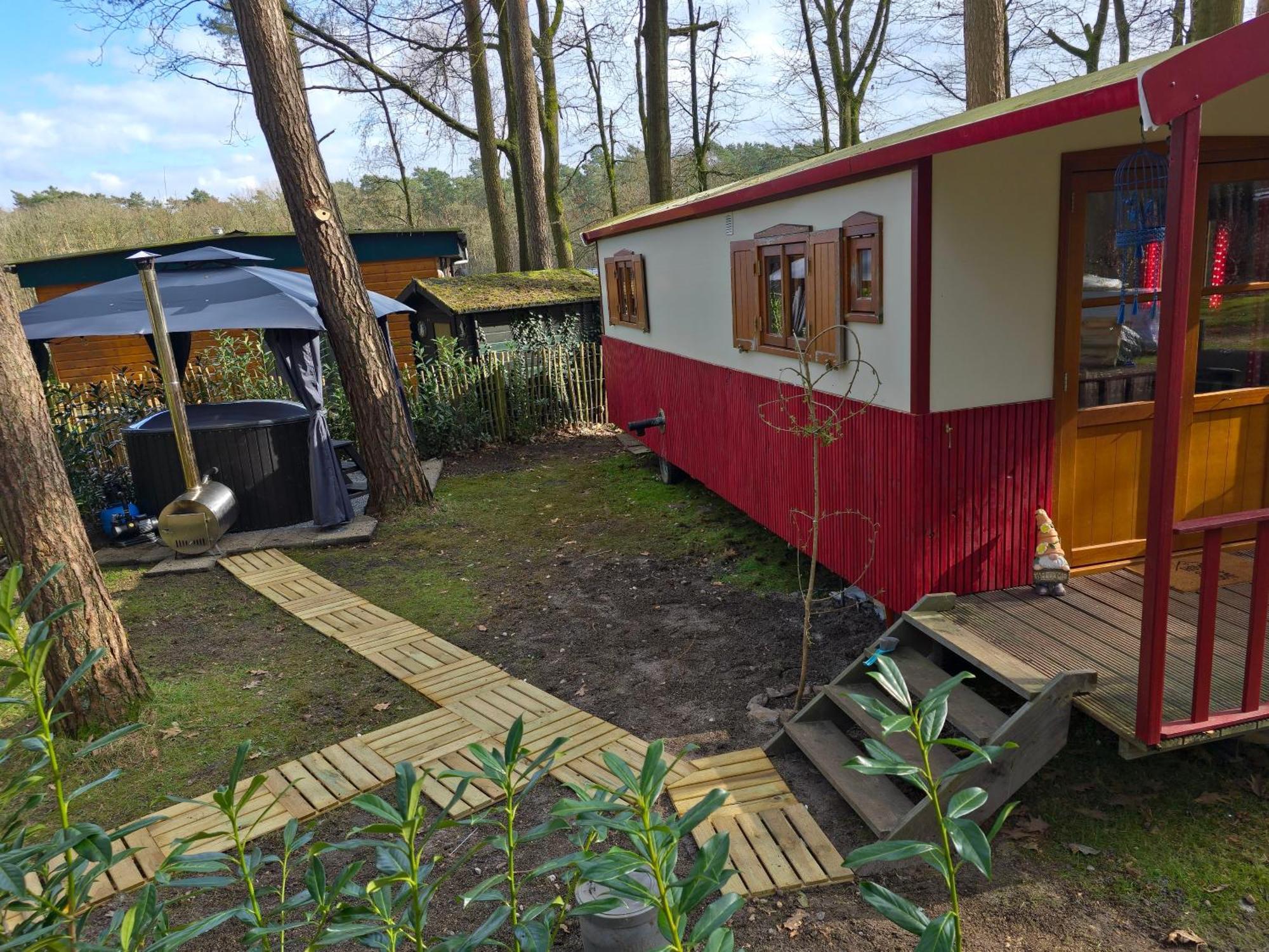 Chalet Pipowagen Met Prive Hot Tub *